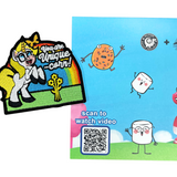 Be Unique-corn Unicorn POP Greeting Card with Patch