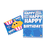 BLANK Happy Birthday POP Greeting Card