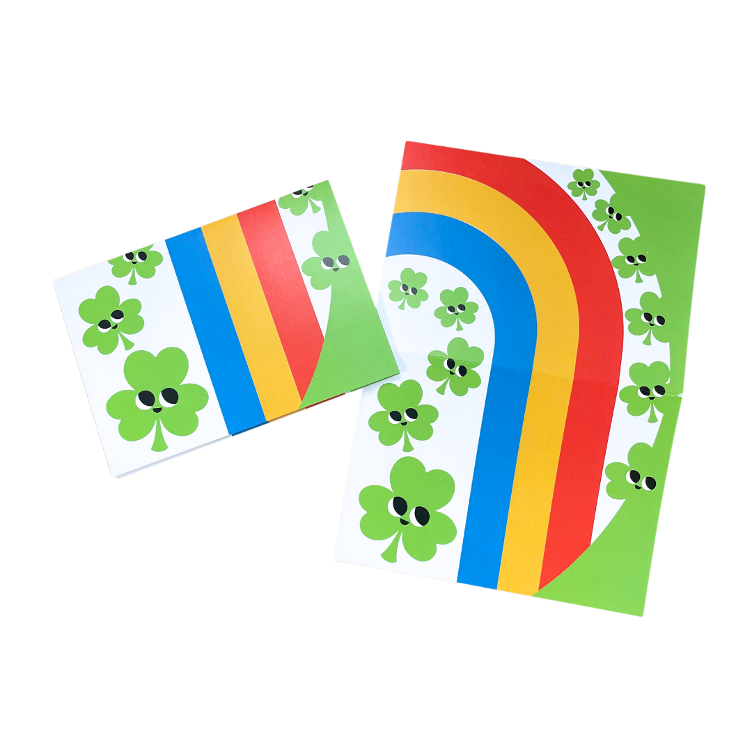 BLANK St. Patrick's Day Shamrock POP Greeting Card