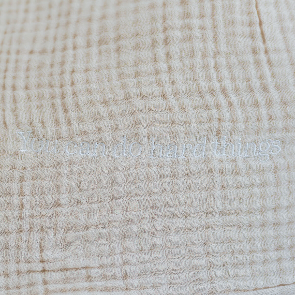 Inspirational Muslin Blanket