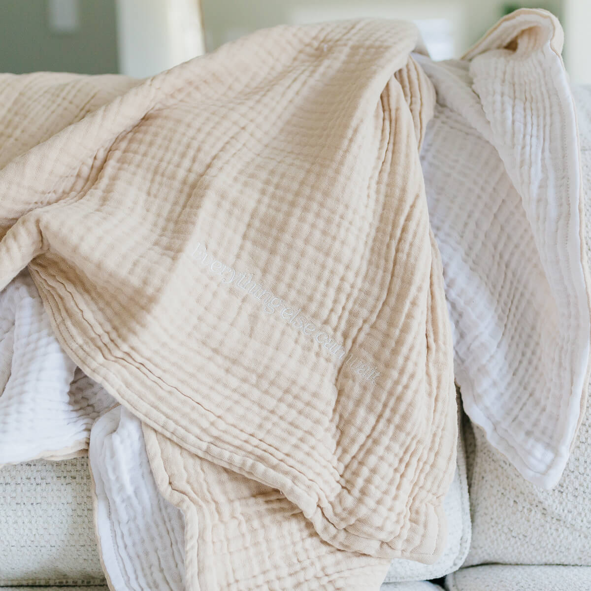 Inspirational Muslin Blanket