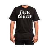 Fxck Cancer Black Stacked Tee