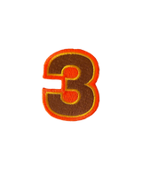 #3 Embroidered Patch
