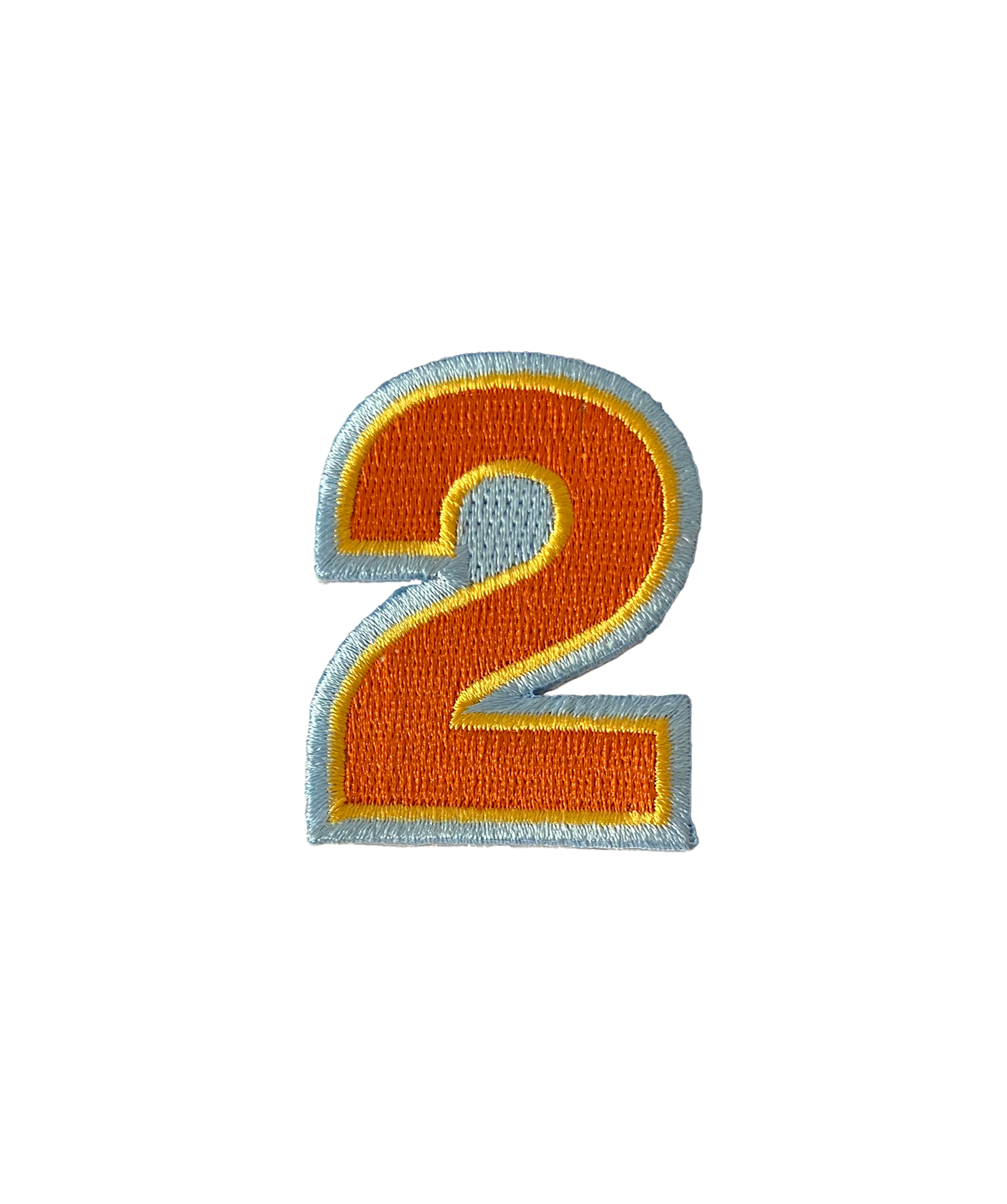 #2 Embroidered Patch