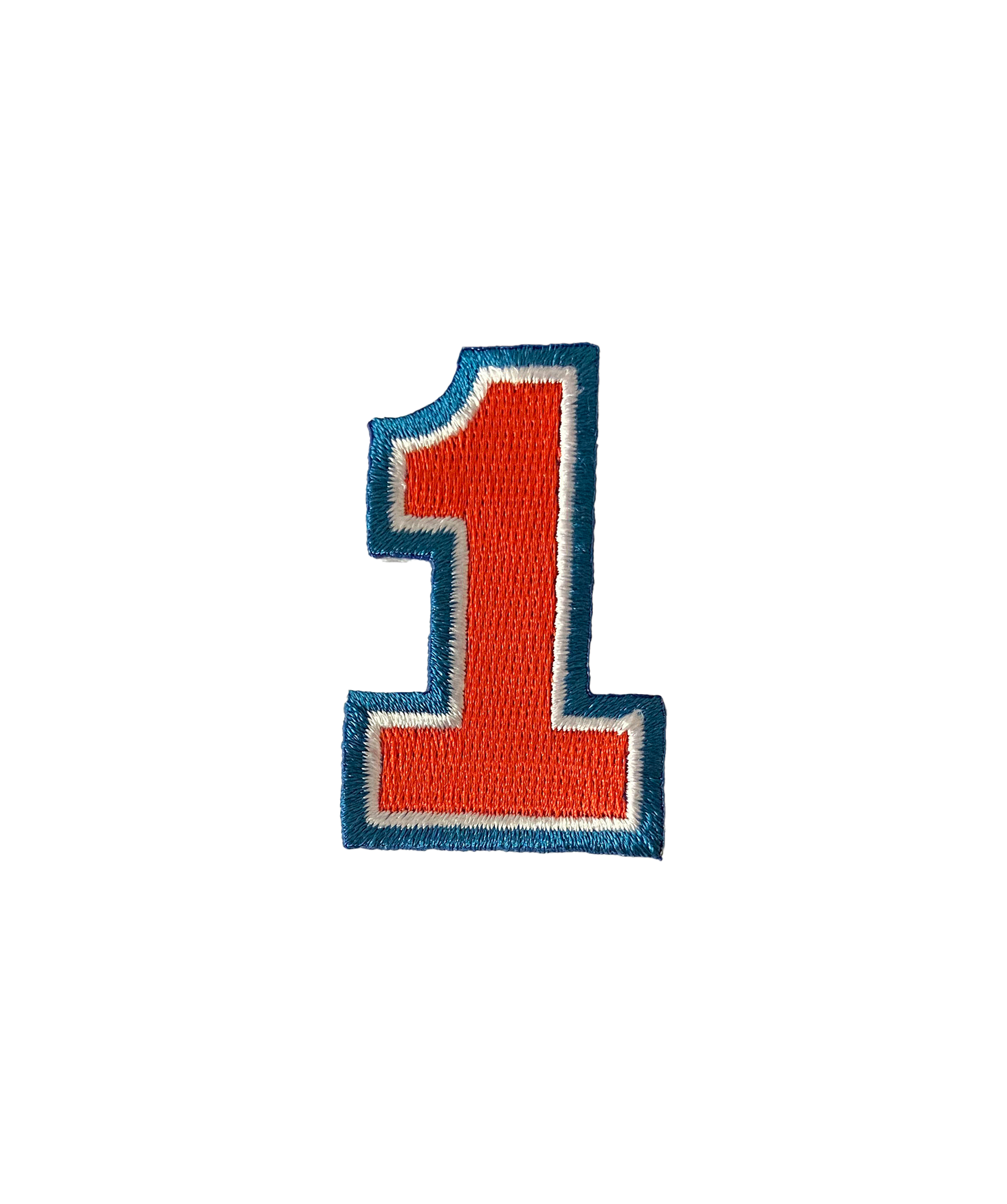 #1 Embroidered Patch
