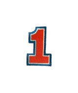 #1 Embroidered Patch