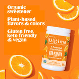 Orange electrolyte drink mix - Ultima Replenisher