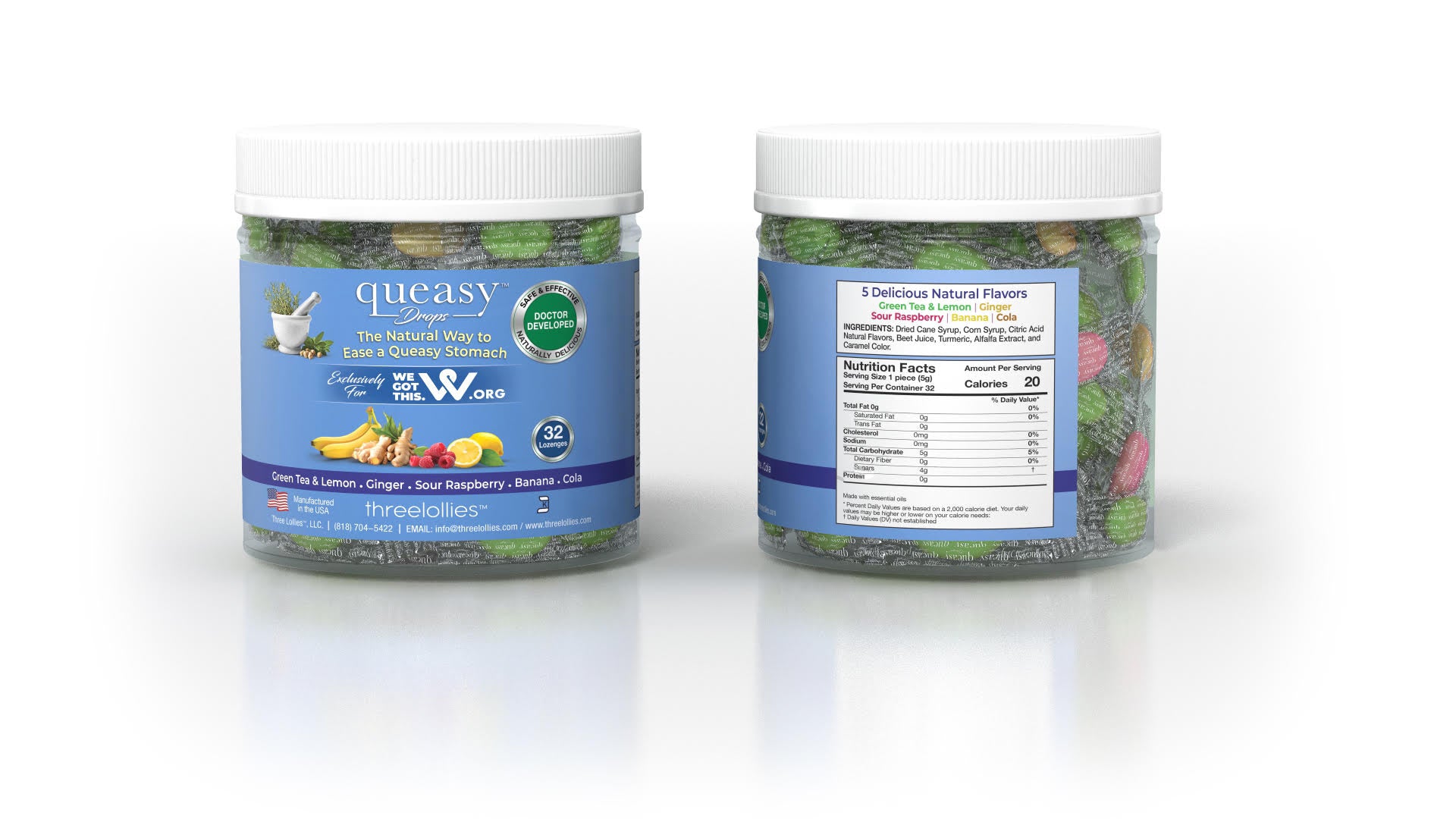 Three Lollies Queasy Drops