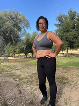 Wilderness Front Closure Bralette for Mastectomy Lumpectomy Reconstruction Gray
