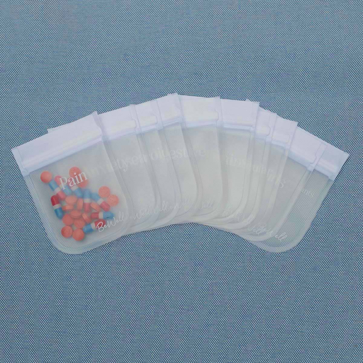 Mini Pill Pouches - Set of 10