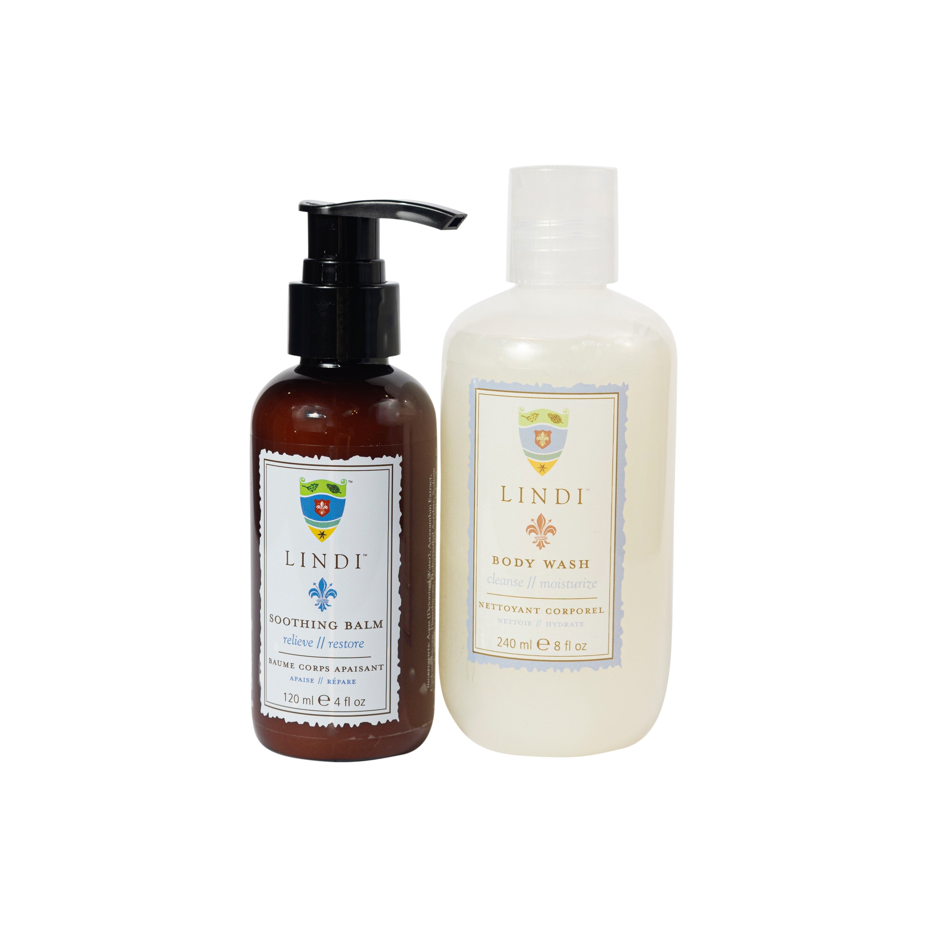 Essential Radiation Skincare Collection: Soothing Balm + Body Wash