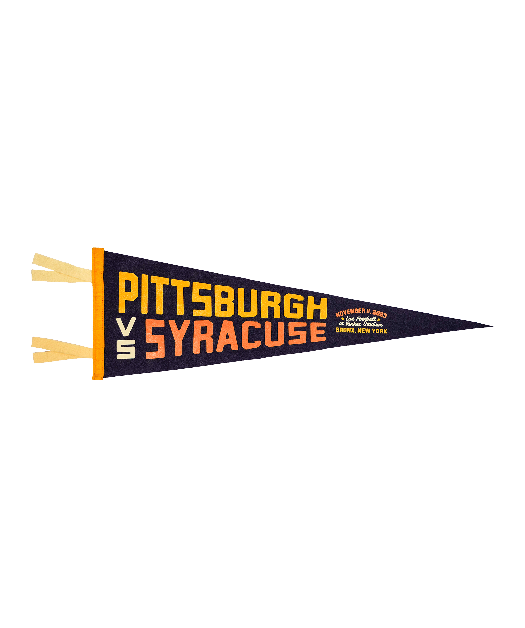 Pittsburgh vs Syracuse Commemorative Pennant