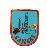 Vintage Kansas Embroidered Patch