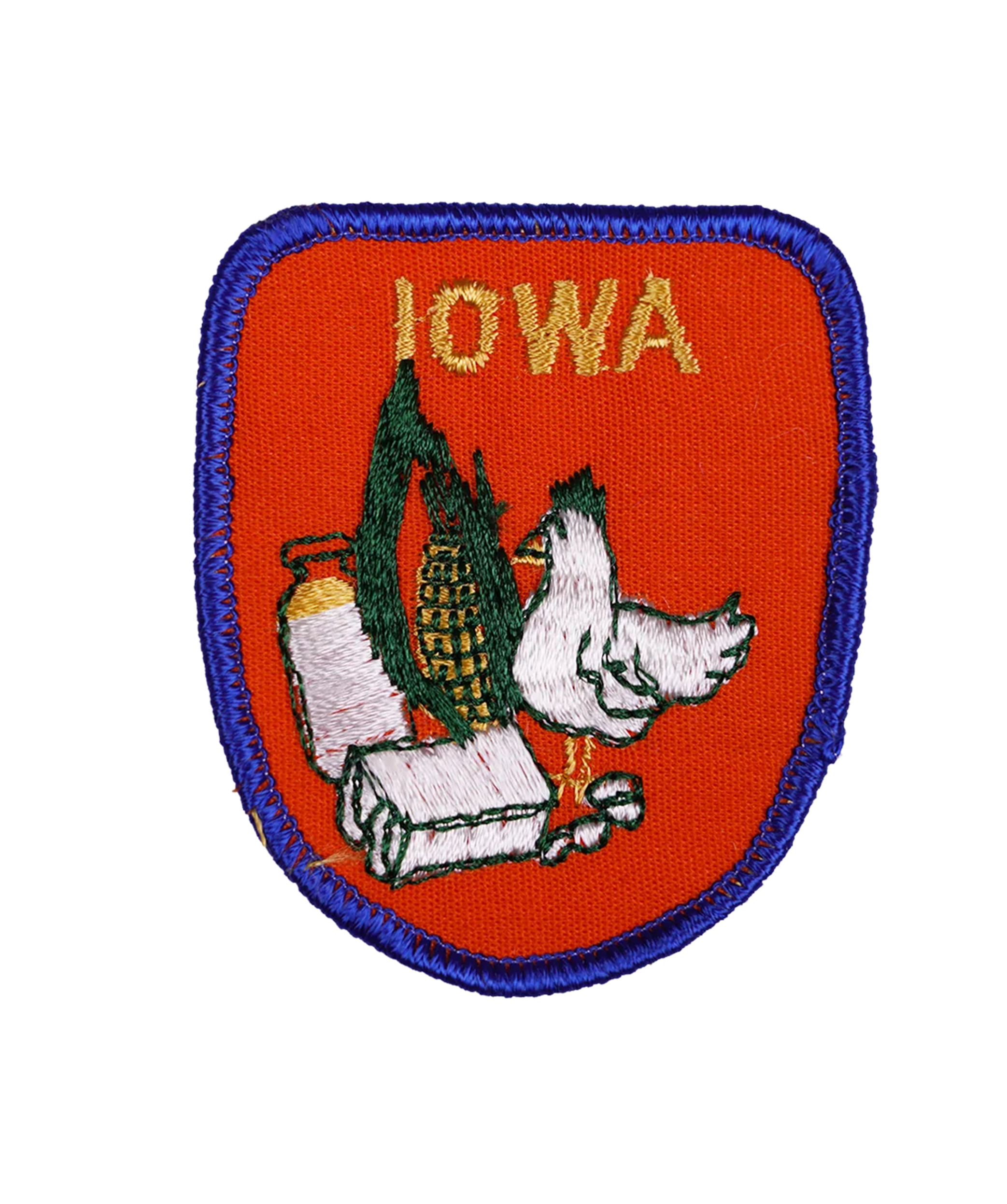 Vintage Iowa Embroidered Patch