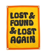 Lost & Found & Lost Again Camp Flag • Chrome Yellow x Office of Brothers x Oxford Pennant Original
