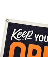 Keep Your Mind Open Camp Flag • Holy Smokes x Oxford Pennant