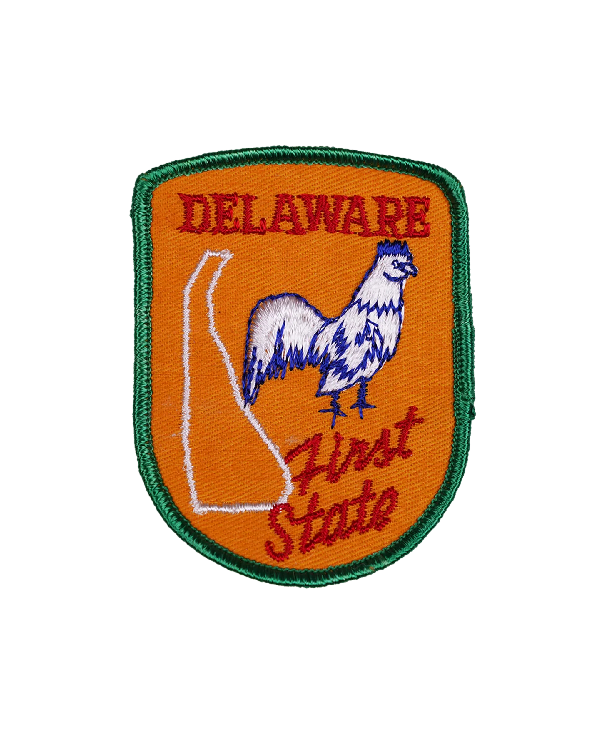 Vintage Delaware Embroidered Patch