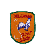Vintage Delaware Embroidered Patch