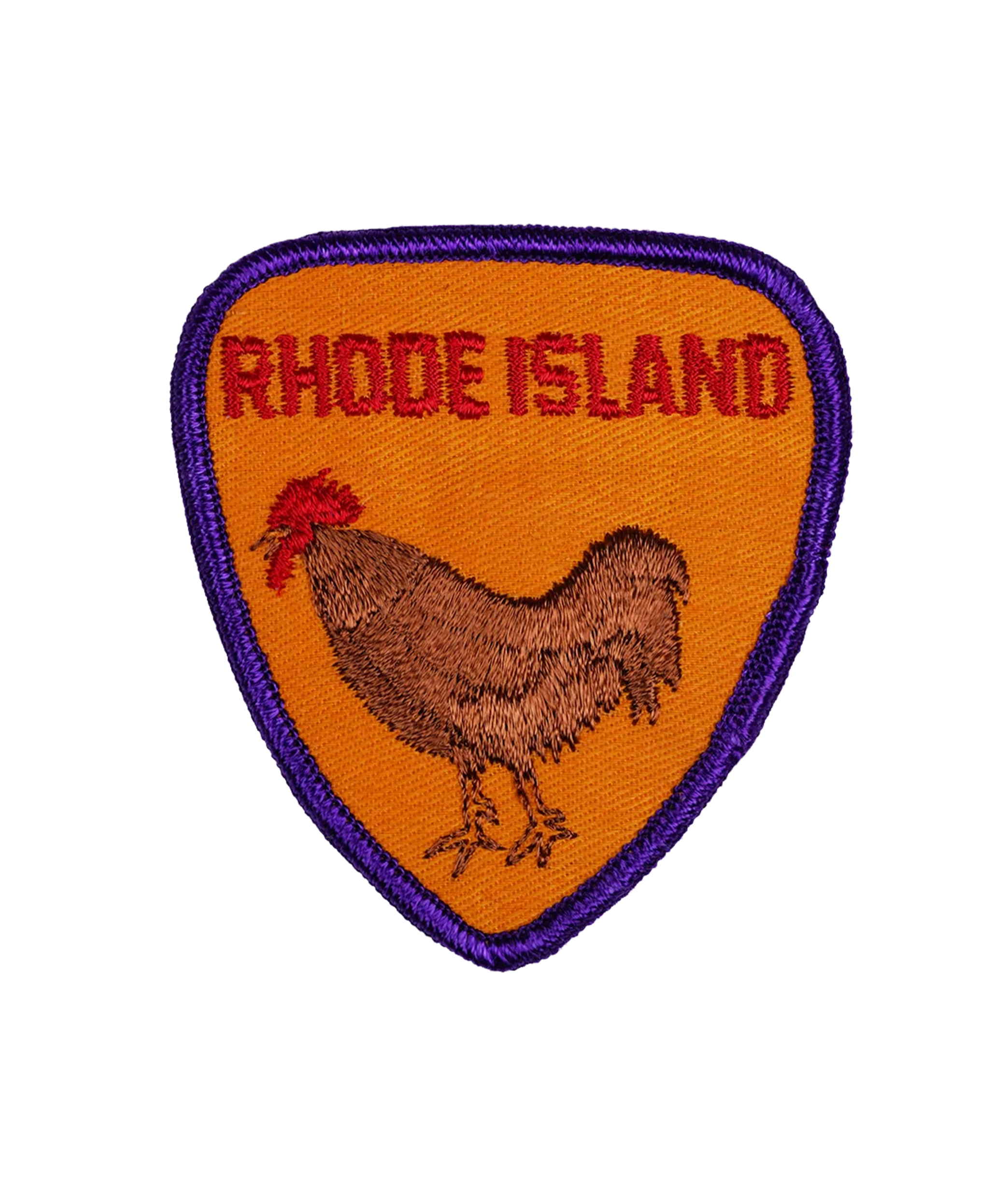 Vintage Rhode Island Embroidered Patch