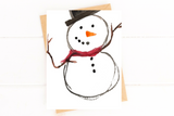 Happy Holidays Snowman Card Set, Christmas Cards Box Set