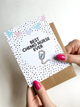 Best Chemo Nurse Ever Thank You Card