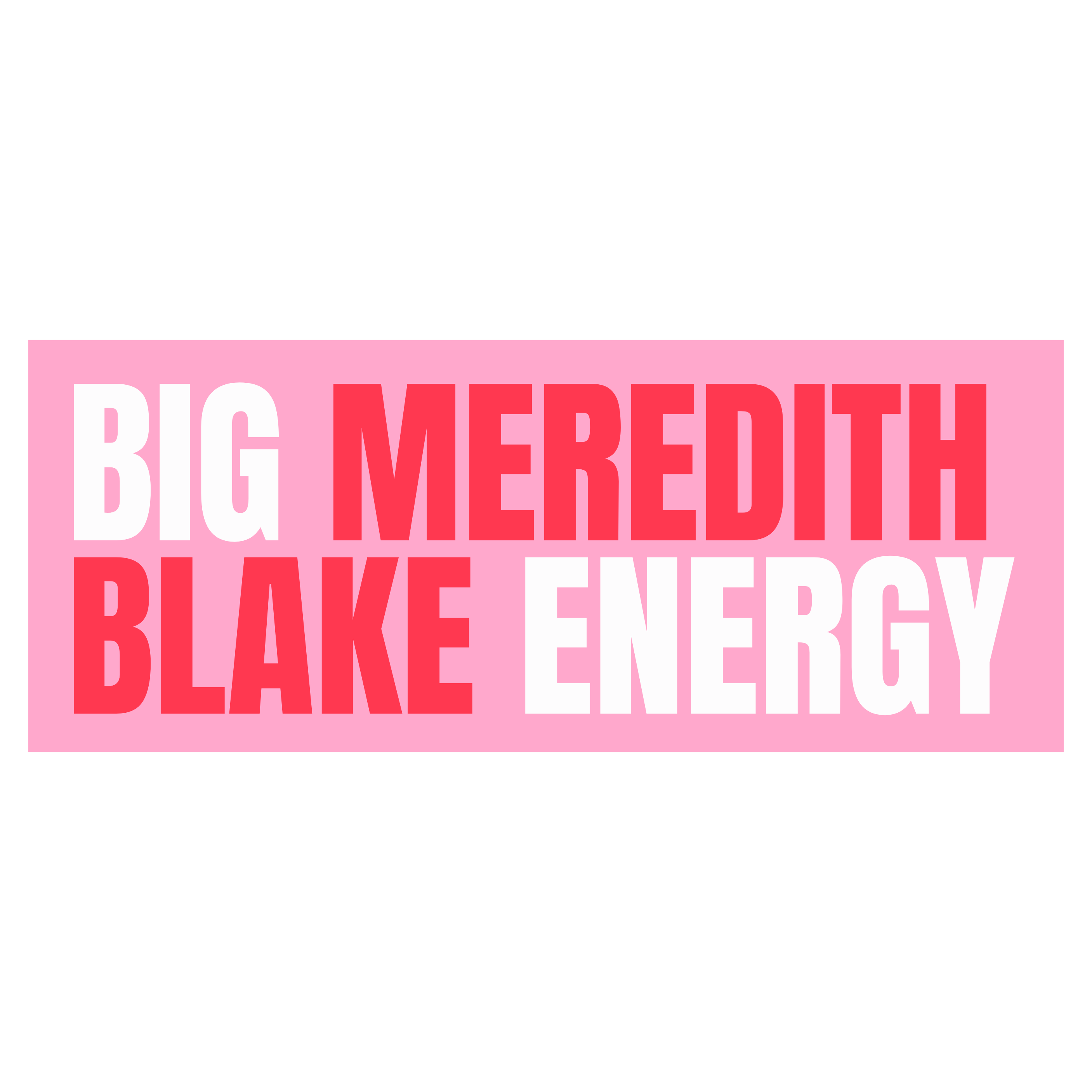 Cute Vinyl Sticker Big Meredith Blake Energy Sticker