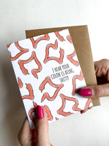 Colon is Being Shitty Funny Cancer Get Well Card