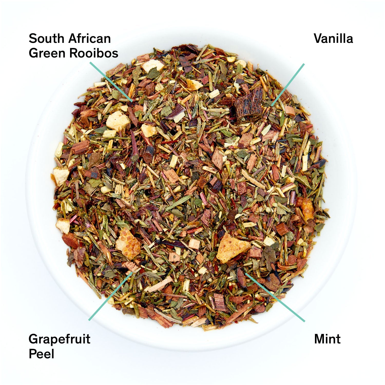 Cocteau - Vanilla Grapefruit Mint Rooibos Tea (Caffeine Free)