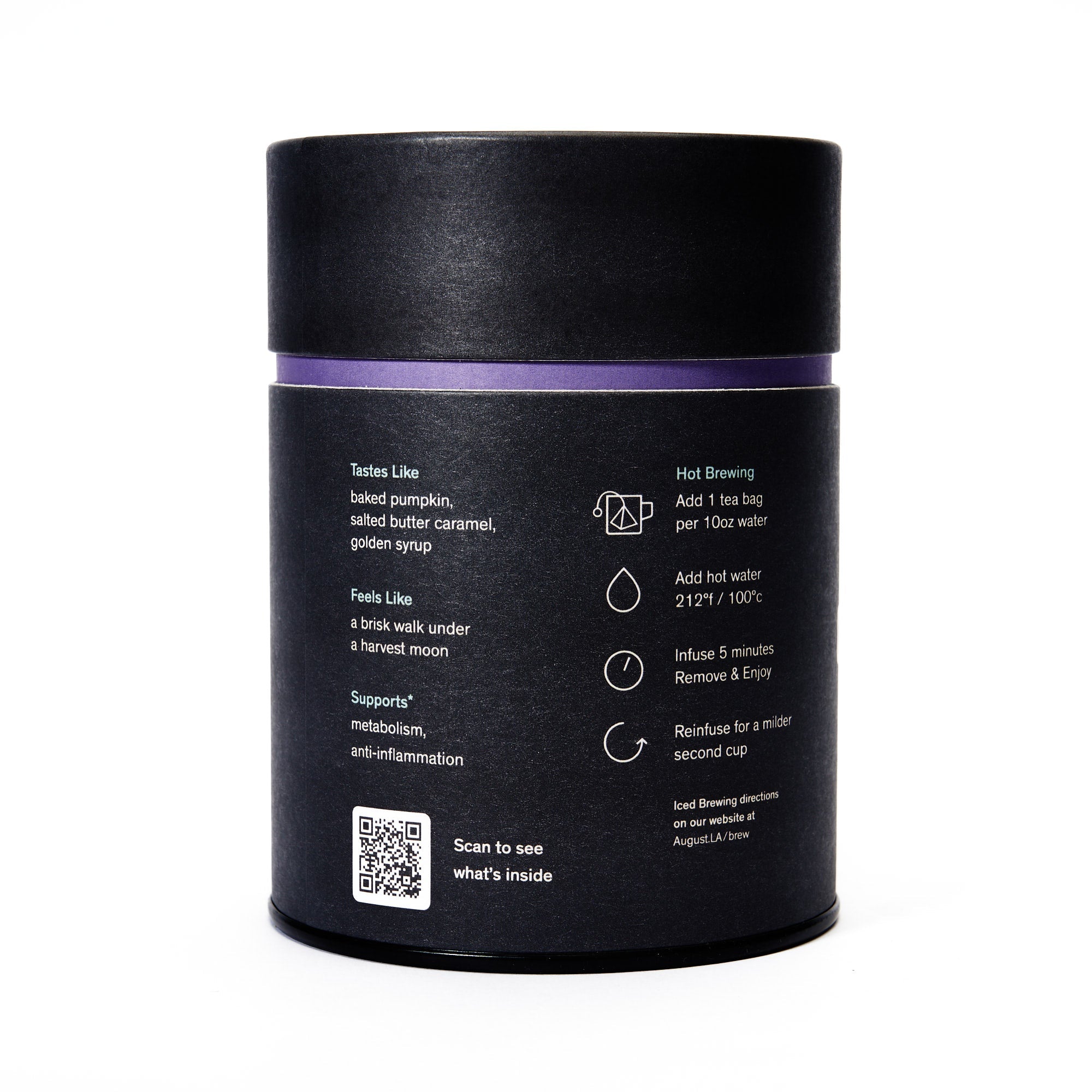 Psychocandy - Roasted Pumpkin Caramel Rooibos Tea (Caffeine Free) (15 Tea Bags)