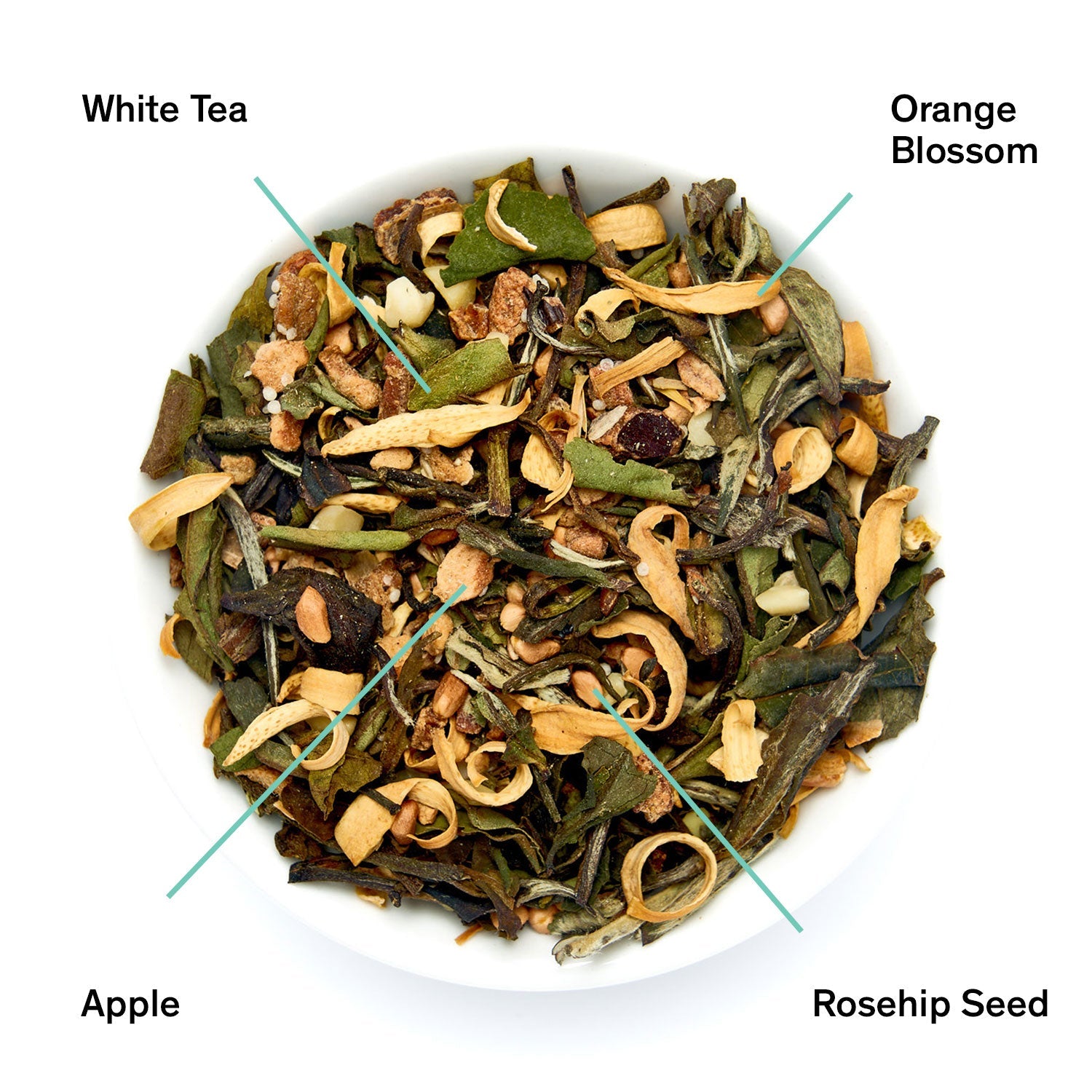 Know By Heart - Orange Blossom Almond White Tea (15 Tea Bags)