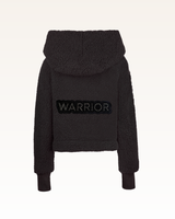 The Warrior Effect™ by Jill Martin Bedazzled Logo Cropped Sherpa Lounger Jacket