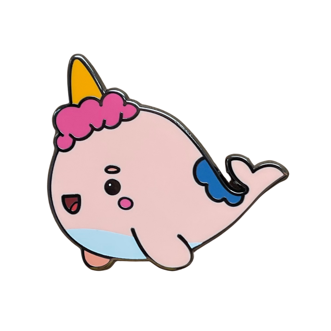 Darla the Narwhal Pin