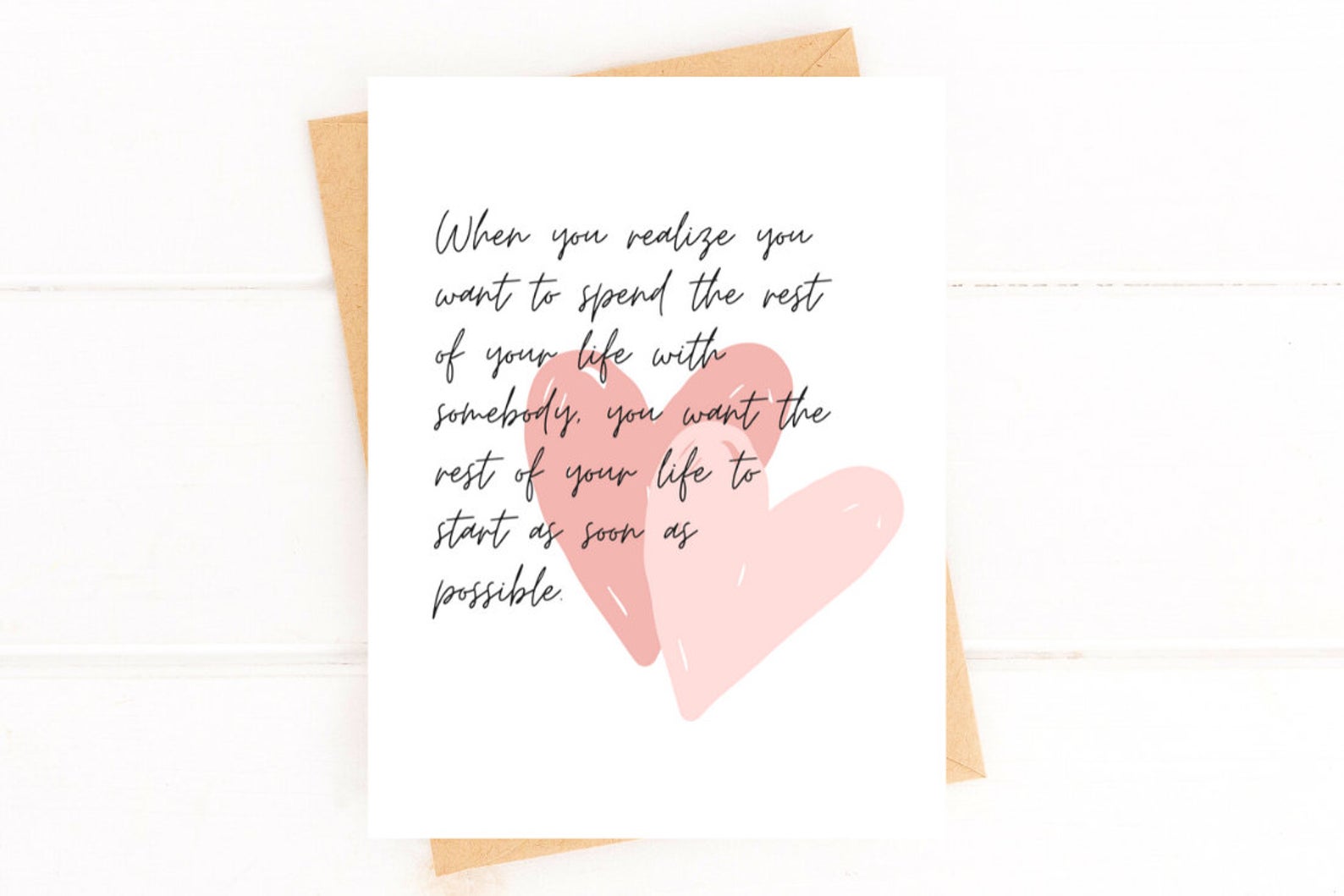 When Harry Met Sally Card, Wedding Day, First Look, Bride to Groom Card