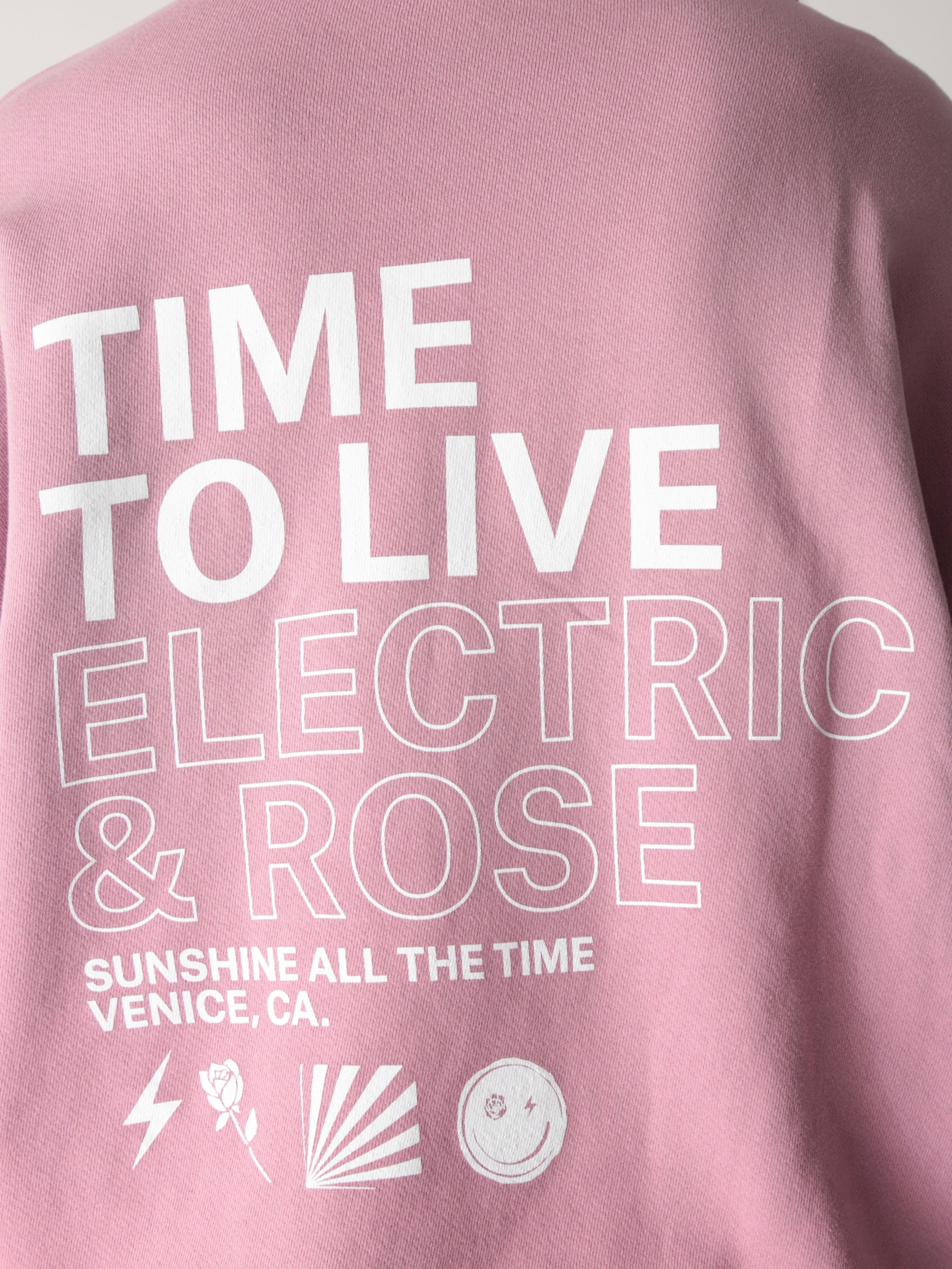Atlas Sweatshirt - Lilac Time To Live Graphic