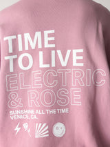 Atlas Sweatshirt - Lilac Time To Live Graphic