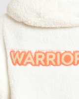 The Warrior Effect™ by Jill Martin Chenille Logo Cropped Sherpa Lounger Jacket