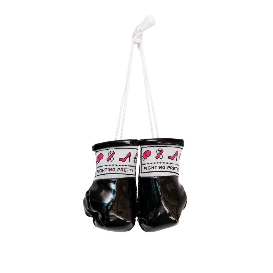 Fighting Pretty Mini Boxing Gloves (Black)