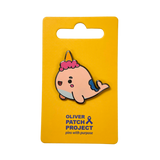 Darla the Narwhal Pin