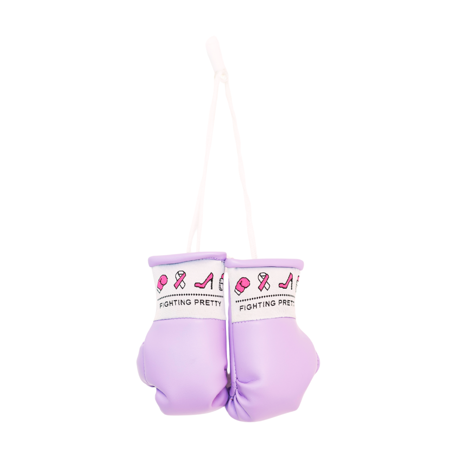 Fighting Pretty Mini Boxing Gloves (Lavender)