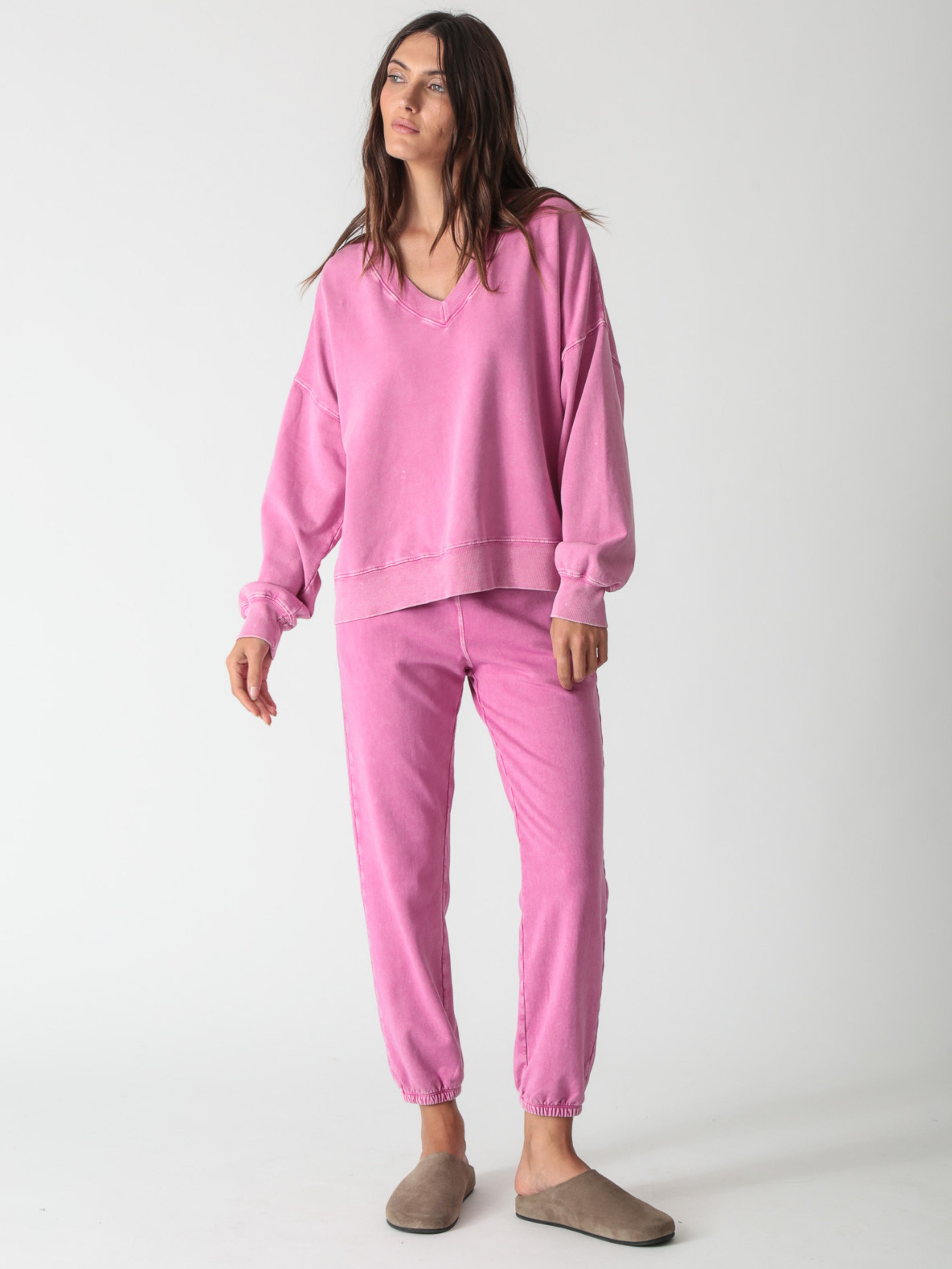 Ava Sweatshirt - Acid Peony