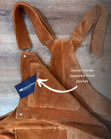 Corduroy Swoveralls - Chestnut