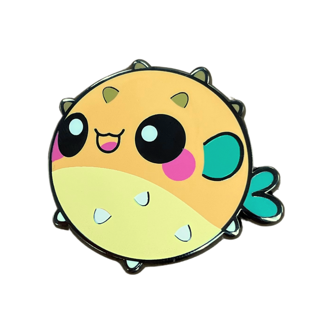Perla Pufferfish Pin