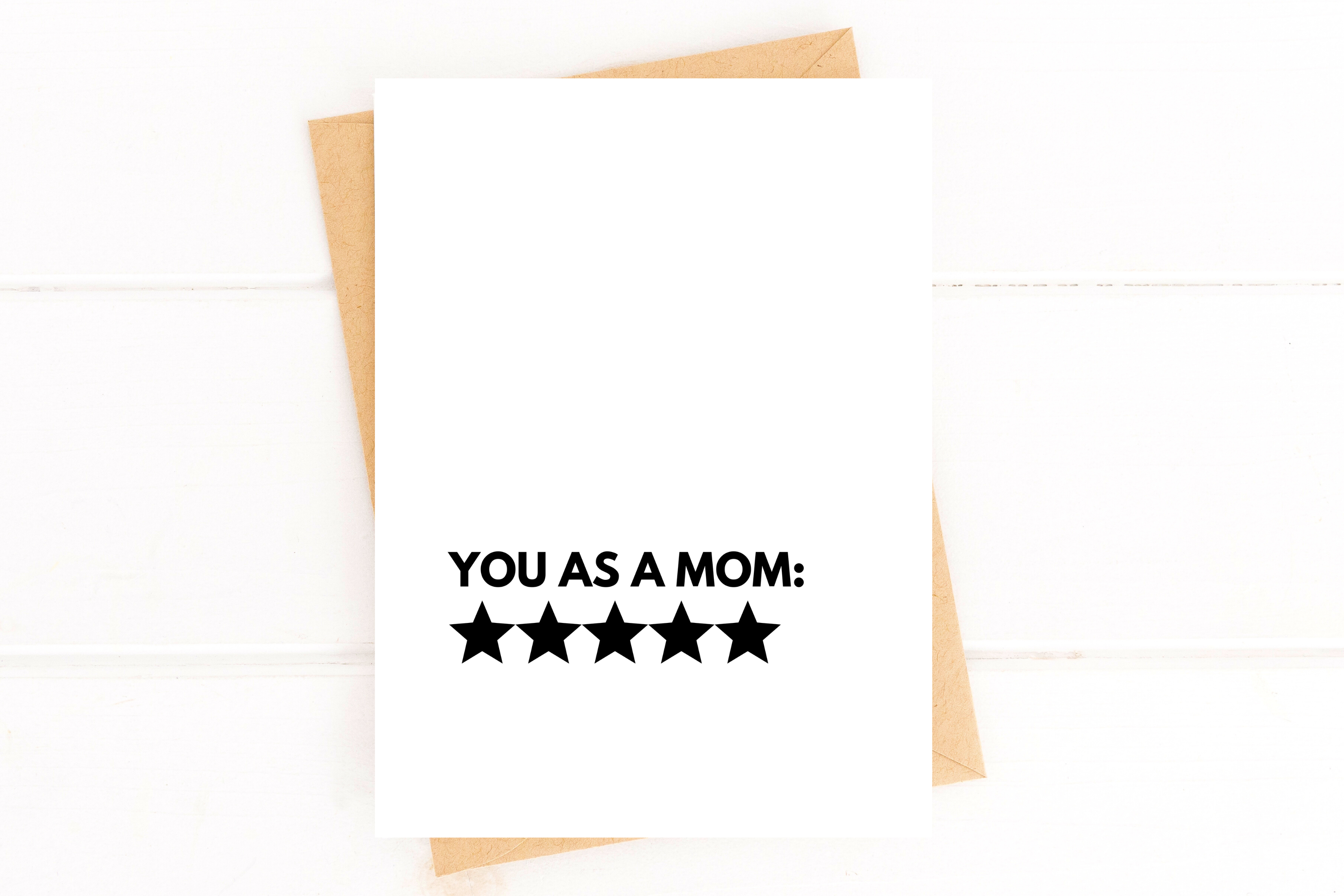 Five Star Mom Funny Mother's Day Card