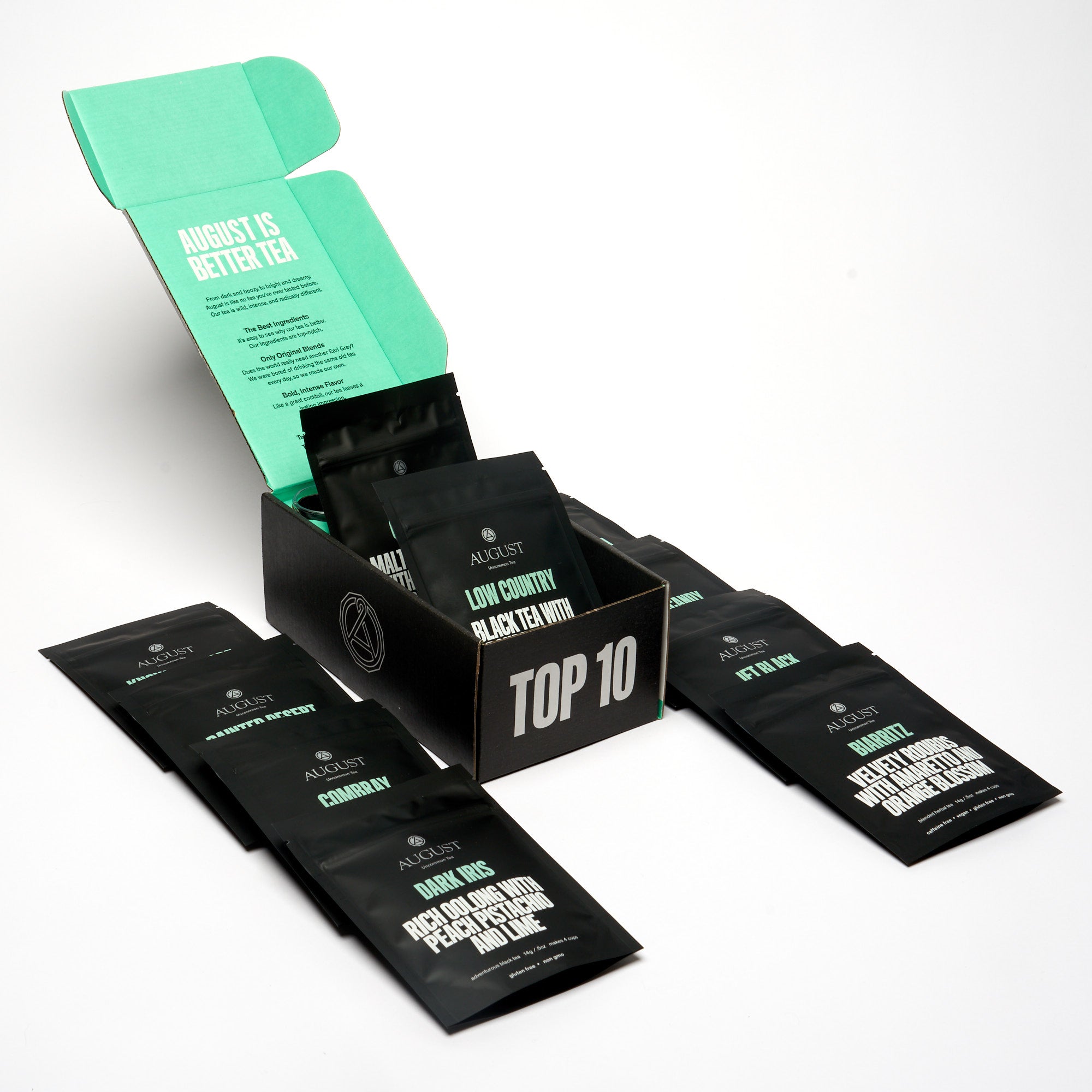 Top 10 Sampler - Taste Ten Trending Teas