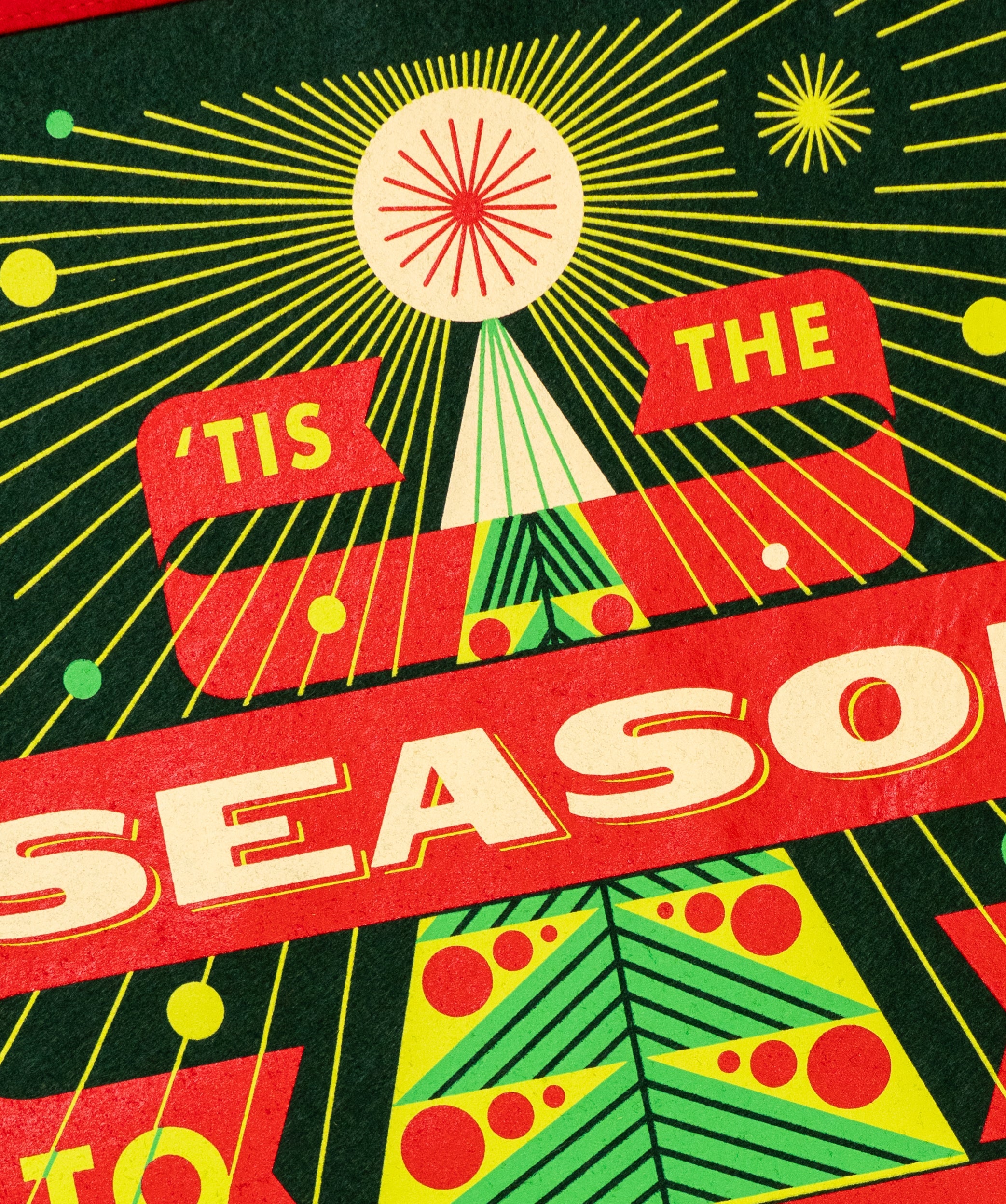 'Tis the Season To Be Jolly Camp Flag • Invisible Creature x Oxford Pennant