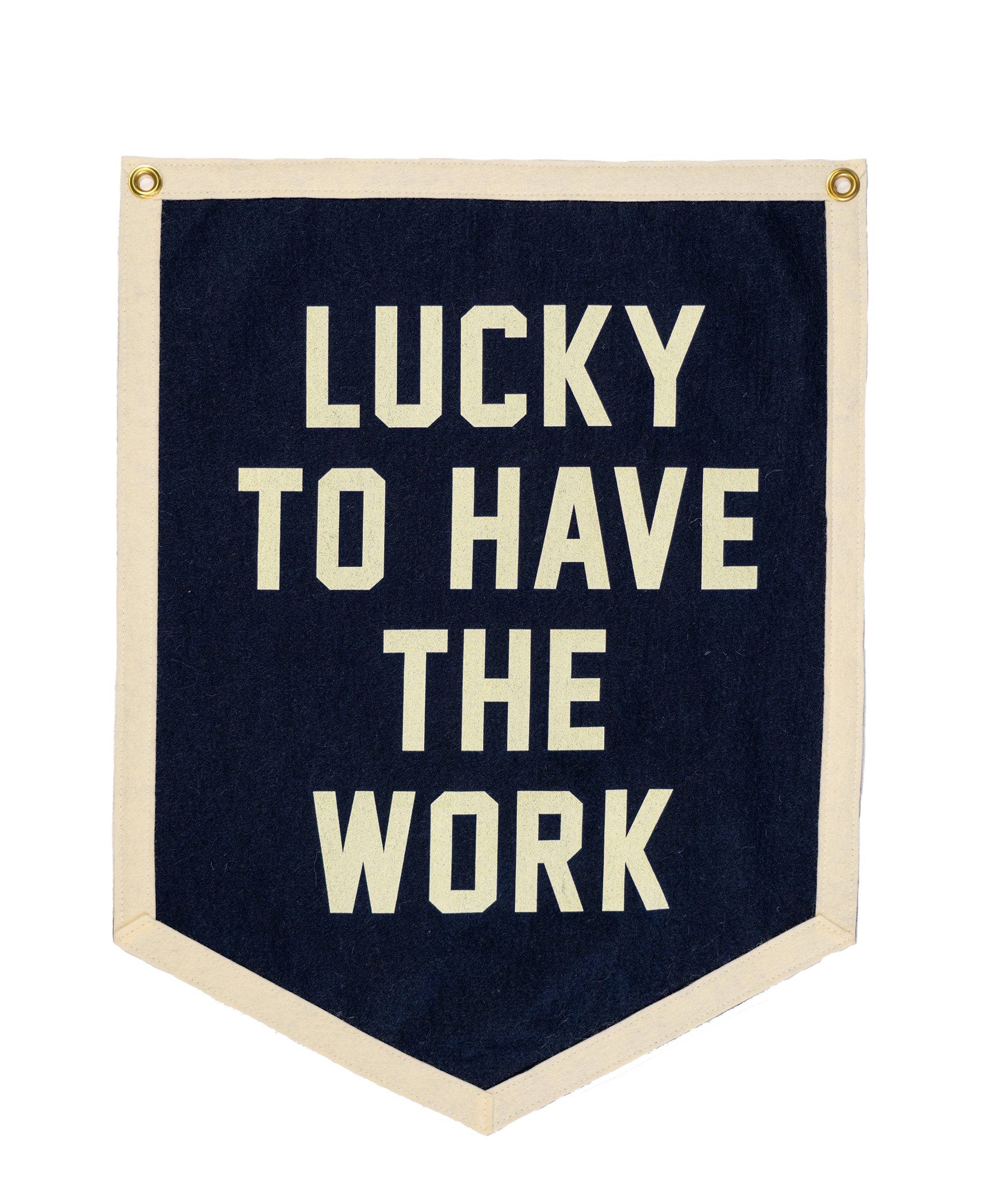 Lucky To Have The Work Camp Flag • Jason Isbell x Oxford Pennant