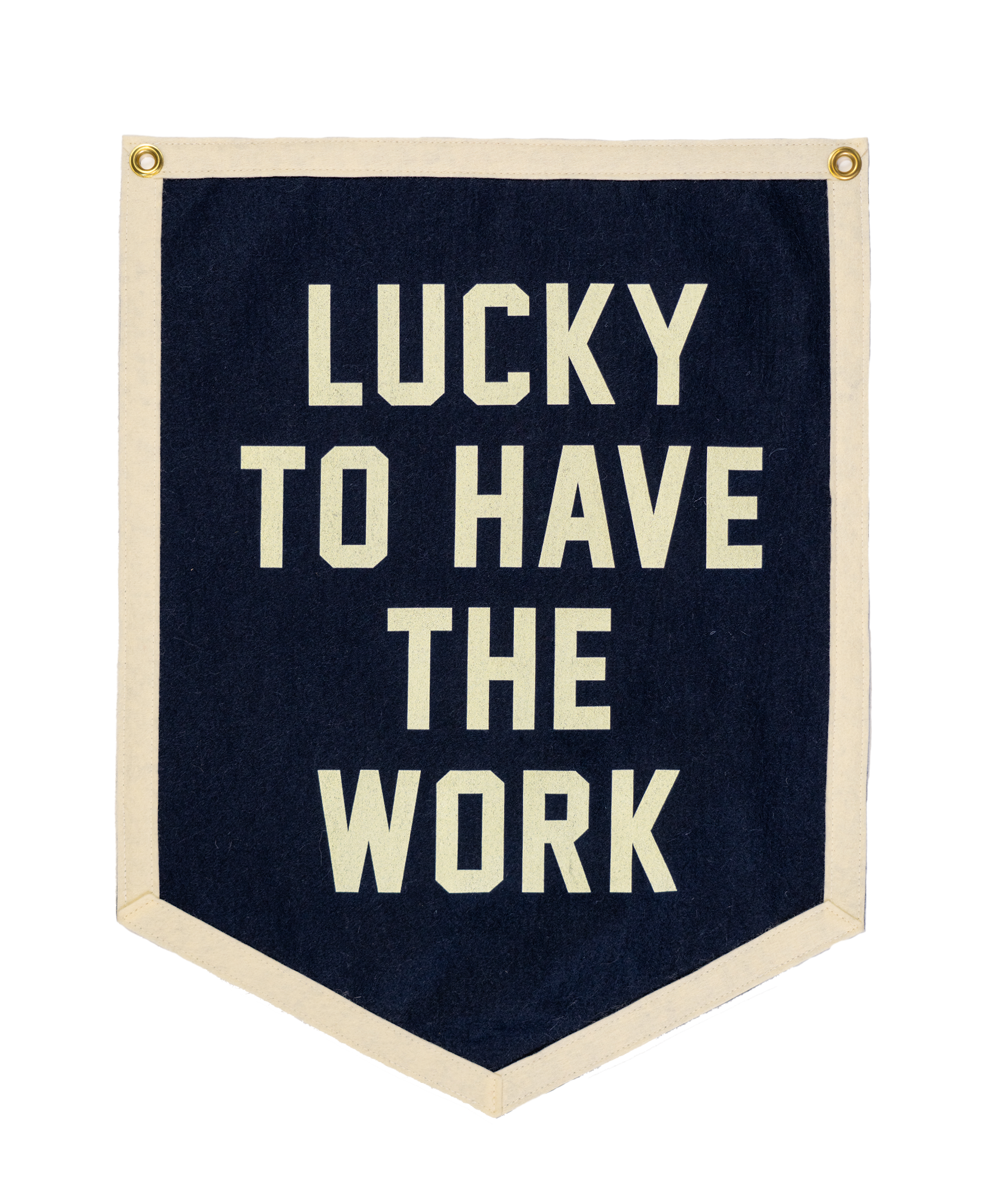 Lucky To Have The Work Camp Flag • Jason Isbell x Oxford Pennant