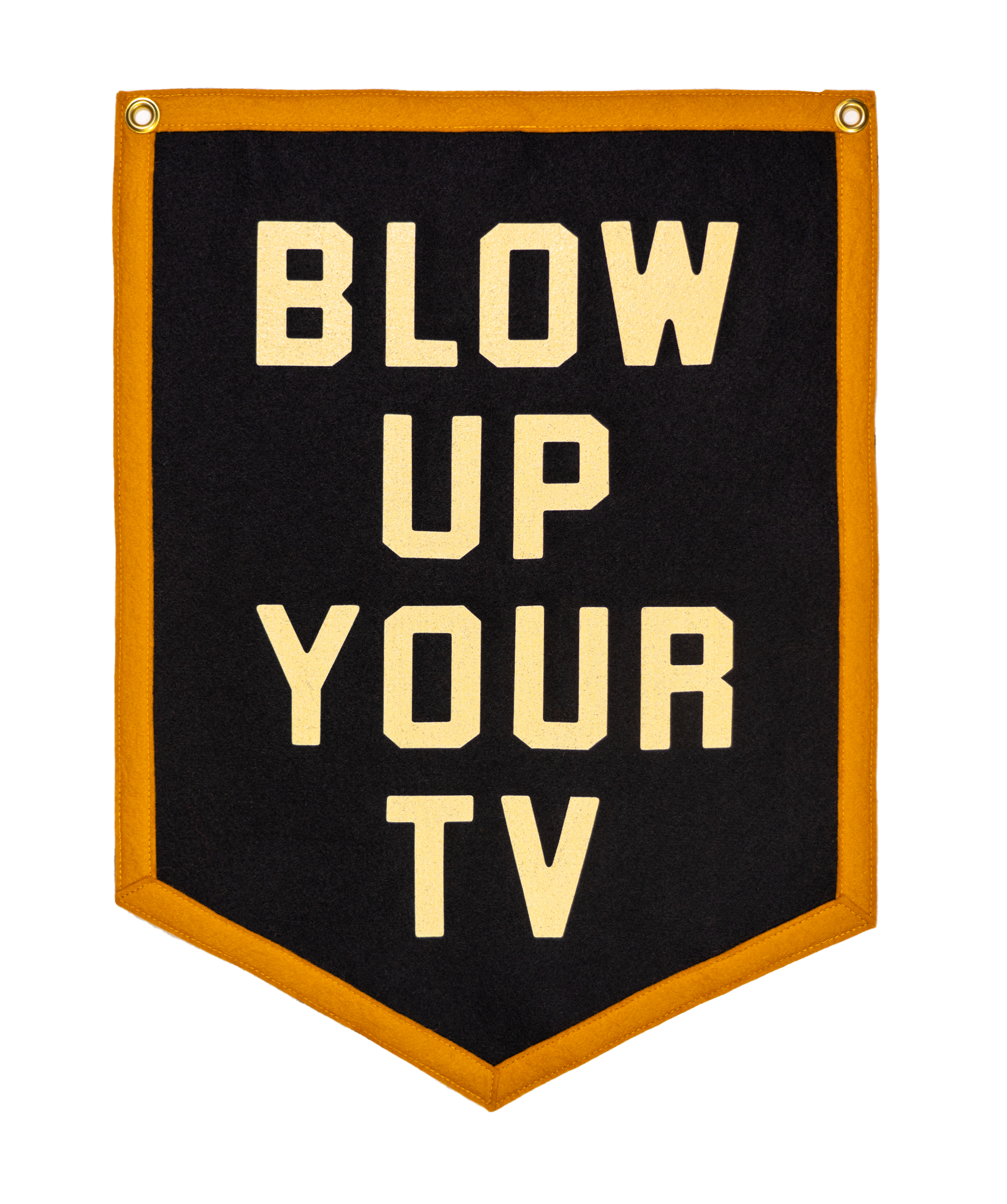 Blow Up Your TV Camp Flag • John Prine x Oxford Pennant