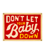 Don't Let Your Baby Down Camp Flag • John Prine x Oxford Pennant