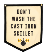 Don't Wash The Cast Iron Skillet Camp Flag • Jason Isbell x Oxford Pennant